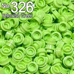 Round Plate 1x1 Building Block Parts Brick Mosaic Maker Toys Pixel Art Remix Painting 53+ Colors Compatible 4073/6141 930pcs/Lot