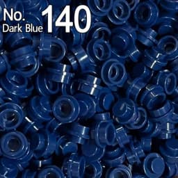 Round Plate 1x1 Building Block Parts Brick Mosaic Maker Toys Pixel Art Remix Painting 53+ Colors Compatible 4073/6141 930pcs/Lot