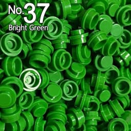 Round Plate 1x1 Building Block Parts Brick Mosaic Maker Toys Pixel Art Remix Painting 53+ Colors Compatible 4073/6141 930pcs/Lot