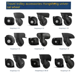 Hongsheng Suitcase Universal Wheel Trolley Case Wheel Accessories Password Travel Mute Universal Wheel Repair and Replacement