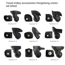 Hongsheng Suitcase Universal Wheel Trolley Case Wheel Accessories Password Travel Mute Universal Wheel Repair and Replacement