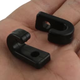 6Pcs Kayak Nylon Bungee Hooks Lashing Shock Cord J-type Hook Black Tie Down Deck Buckle for Canoe Paddle Board Boats Accessories