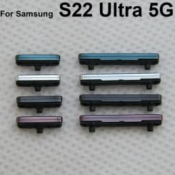 On Off Power Volume Button For Samsung Galaxy S22 SM-S901B S22 Plus S906B S22 Ultra SM-S908B 5G Side Volume Buttons Power Keys