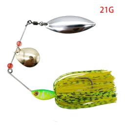 Mycena 16G&18G&21G Spinner Bait Bass Jig Chatter Bait Fishing Lure Chatterbait Fishing Kit Wobblers for Bass Fishing Tackle