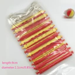 12pcs Heatless Hair Curler No Heat Hair Rollers Soft Curling Rod Pull Core Lazy Curls Flexi Rods Wave Formers Hair Styling Tools