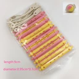 12pcs Heatless Hair Curler No Heat Hair Rollers Soft Curling Rod Pull Core Lazy Curls Flexi Rods Wave Formers Hair Styling Tools