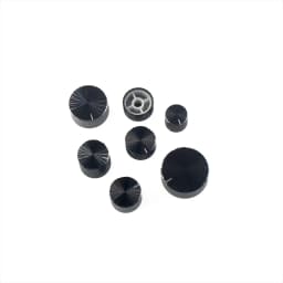 10PCS aluminum knob encoder sound card potentiometer knob fine inside hole 6mm volume power amplifier adjustment metal cap