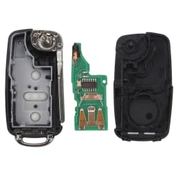 jingyuqin 3T0837202 5K0837202AD / 202Q Remote Car Key For VW Beetle Eos Golf 6 Jetta Tiguan Seat Skoda Fabia 434Mhz ID48 Chip