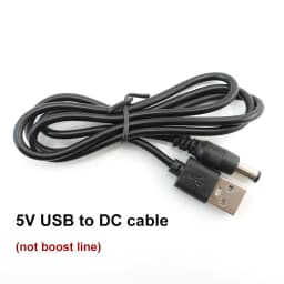 Adapter Cable DC 5V to USB 9V 8.4V 12V 12.6V Step UP Module Power Boost Line Converter for PC Laptop Router 5.5X2.1mm Plug  W1