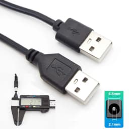 Adapter Cable DC 5V to USB 9V 8.4V 12V 12.6V Step UP Module Power Boost Line Converter for PC Laptop Router 5.5X2.1mm Plug  W1