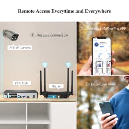 Techage UHD 4K 8MP 5MP Security POE Camera Smart AI Human Detect Outdoor Two-way Audio IP Camera CCTV Surveillance Color Night