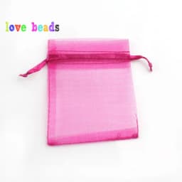 50pcs 7x9 9x12 10x15 13x18cm Gift Organza Bags Drawable Wedding Party Decoration Gift Bags Display Packaging Jewelry Pouches