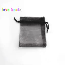 50pcs 7x9 9x12 10x15 13x18cm Gift Organza Bags Drawable Wedding Party Decoration Gift Bags Display Packaging Jewelry Pouches