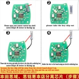 KEYYOU 2/3/4 Buttons Modified Remote Key Shell Fob Case For Honda Fit CRV Civic 2009 Insight Ridgeline HRV Jazz ACCORD jazz 2008