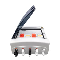 TOMZN Solar Photovoltaic PV Combiner Box With Lightning Protection 2 Input 2 Out DC 600V Fuse MCB SPD Waterproof Box IP65 12ways