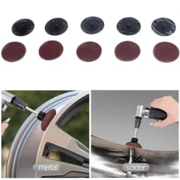 2 Inch 50mmSanding Discs Quick Change Polishing Pads For Air Polisher Grinding Rotary Tools Abrasive Sandpaper 15-50pcs