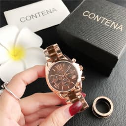 New Creative Watch Women Watches Luxury Rose Gold Quartz Ladies Watches Stainless Steel Bracelets Wristwatches Reloj Mujer