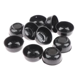 10pcs Dollhouse Miniature Bowl Dish Round Mini Cutlery Toy 1/12 Scale Doll House Kitchen Dinning Accessory