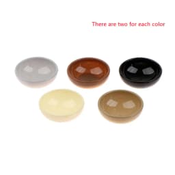 10pcs Dollhouse Miniature Bowl Dish Round Mini Cutlery Toy 1/12 Scale Doll House Kitchen Dinning Accessory