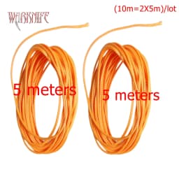 Warknife 16 Strands 10m/lot PE Braid Fishing Line Super Strong Hollow Core Rope for Jig Assist Hook Rigging Diving Spear Fishing