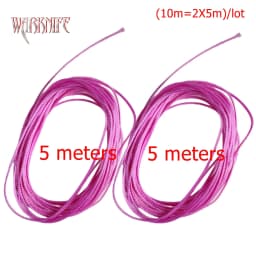 Warknife 16 Strands 10m/lot PE Braid Fishing Line Super Strong Hollow Core Rope for Jig Assist Hook Rigging Diving Spear Fishing