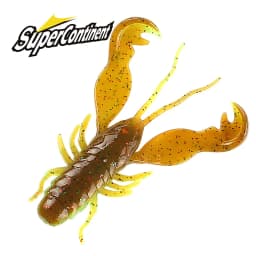 Supercontinent Filet Craw 40mm/15pcs 70mm/6pcs Soft Lure Fishing Lures shrimp Lobster Soft Plastic Lure Fishing Lures