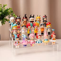 Acrylic Display Stand Ladder Shelf Hand-made Figure Toy Animation Car Model Blind Box Perfume Storage Model Stand
