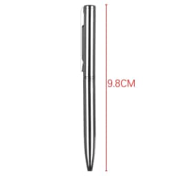 1 PC Mini Portable Waterborne Metal Ballpoint Pen Multiple Color Refills Signature Pen Advertising Pen Office School Supplies
