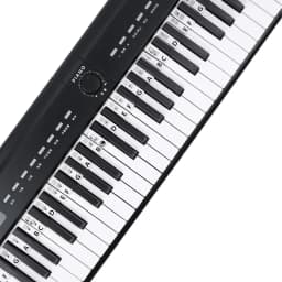 Free Paste Overlay Type 61 / 88 Keys Piano Note Marker Silicone Strips for Beginners / Kids, No Glue Practice Sticker