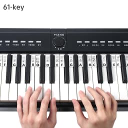 Free Paste Overlay Type 61 / 88 Keys Piano Note Marker Silicone Strips for Beginners / Kids, No Glue Practice Sticker