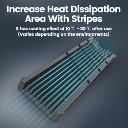 JEYI Cooler II 2280 SSD Heatsink M.2 NVME Radiator Magnesium Aluminum Alloy PC Efficient Radiator with Thermal Silicone Pad