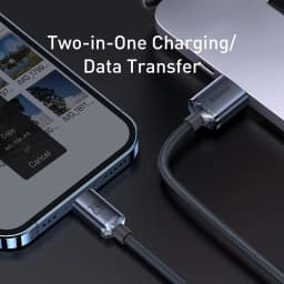 Baseus USB Cable For iPhone 14 13 12 Pro Max X XR XS 8 7 6s 6 iPad Fast Data Charging Charger USB Wire Cord Mobile Phone Cables