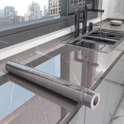 Kitchen Oil-Proof Film Stove Waterproof Moisture-Proof Self-Adhesive Wallpaper Countertop Cabinet Renovation Tile Marble Sticker