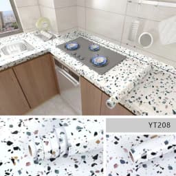 Kitchen Oil-Proof Film Stove Waterproof Moisture-Proof Self-Adhesive Wallpaper Countertop Cabinet Renovation Tile Marble Sticker