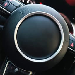 Car Steering Wheel Center Ring Decor Trim Cover for Audi A4 S4 B9 RS4 A3 S3 8Y Q2 A5 F5 TT A1 S12017 2018 2019 2020 Accessories