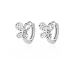 Zircon Snowflake Earrings For Women Gold Color Stainless Steel Flower Geometric Hoop Earring Aesthetic Luxury Wedding Jewerly