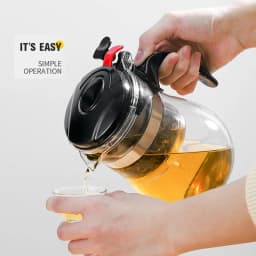 Teapot Brewing 900ml/750ml/500ml/350ml Resistant Glass Teapot and Cup Set Glass Tea Pot With Infuser Pu Erh Kettle Gaiwan Pots