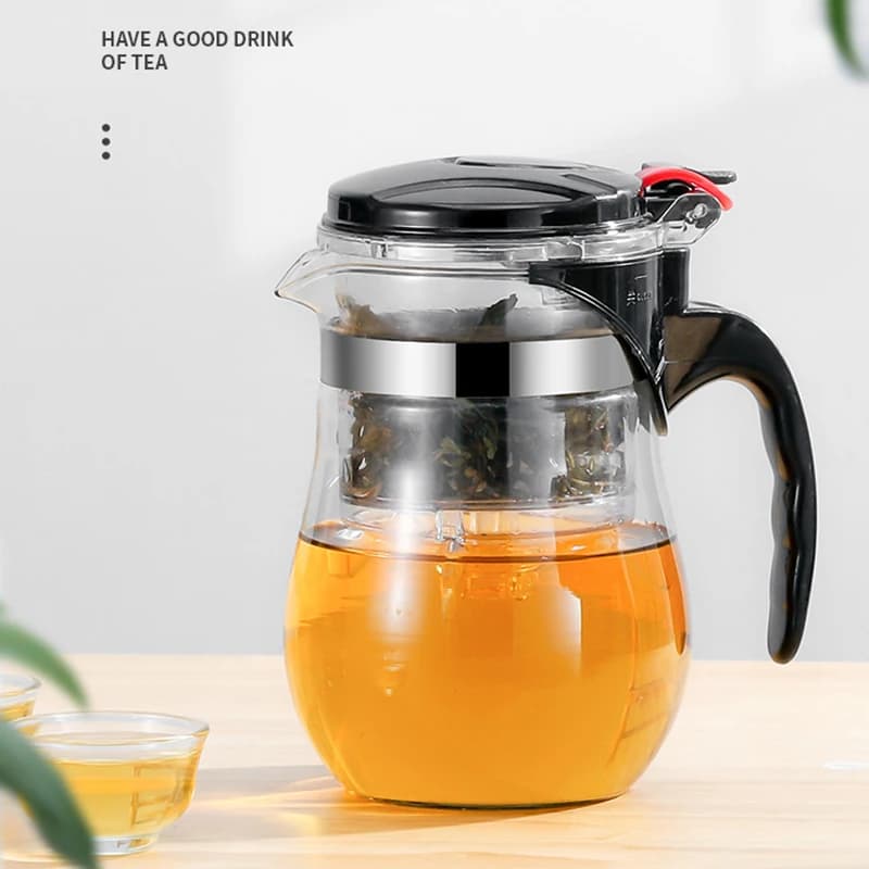 Teapot Brewing 900ml/750ml/500ml/350ml Resistant Glass Teapot and Cup Set Glass Tea Pot With Infuser Pu Erh Kettle Gaiwan Pots