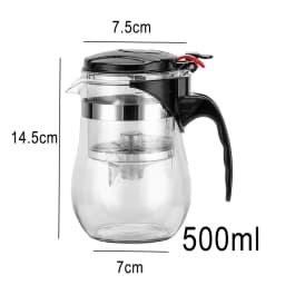 Teapot Brewing 900ml/750ml/500ml/350ml Resistant Glass Teapot and Cup Set Glass Tea Pot With Infuser Pu Erh Kettle Gaiwan Pots