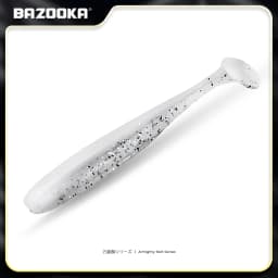 Bazooka Shad Worm Fishing Soft Lure Big Silicone 90 100mm Bait T Tail Easy Shiner Wobbler Swimbait Pesca Trout Pike Bass Winter