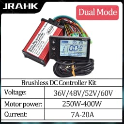 JRAHK 36V 350W S866 BLDC Controller Kit Electric Bicycle Controller 36V 7A-20A 48V 350W Electric Scooter Accelerator 60V