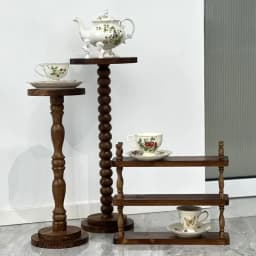 Wooden Spindle Cavered Bridge Column Applique Wood Small Gourd Pillars Wine Fence Home Decoration Accessories Cabinet Support
