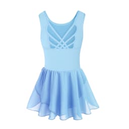 Girls Tank Ballet Leotards with Skirt Toddler Dance Dress,Cute Butterfly Hollow Back
