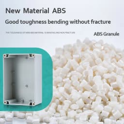 F-type ABS new material Ip67 waterproof junction box Plastic housing Ip67 Outdoor electronic safe monitor power button box