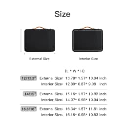 Laptop Case 12 13 15.4 15.6 inch Carrying Sleeve For Macbook Air M2 13.3 Pro M3 14 M1 Cover Huawei Xiaomi Dell Lenovo Shell BAG