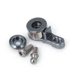 AXSPEED Aluminium Alloy Servo Saver Arm 25T Adjustable for TRX6 TRX4 Bronco Tamiya TT01 1/10 RC Crawler Car
