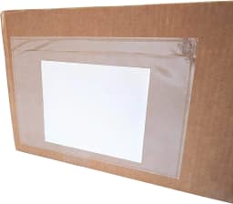 Clear Self-Adhesive Packing List Envelopes 10PCS Plastic Shipping/Mailing Pouch Enclosed Bags for Packing Slips Invoice Label