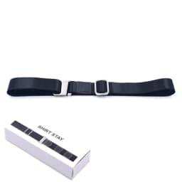 Black Shirt Stay Belt for Men Women Keep Shirt Tucked In Adjustable Elastic Non-slip Wrinkle-Proof Shirt Holder Strap Lock Belt