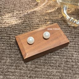 Round Ball Imitation Pearl Stud Earring for Women European Style Sweet Temperament Ear Jewelry Accessories Wedding Friend Gift