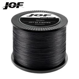 JOF 4 Strands Braided PE Fishing Line 300M 500M 1000M Fly Wire Multifilament Carp Wire Japan Multicolor Sea Line Super Strong